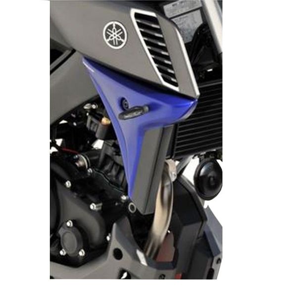 Ermax YAMAHA MT 125 Radiator Scoop - Blue / BlackRef: EM1400