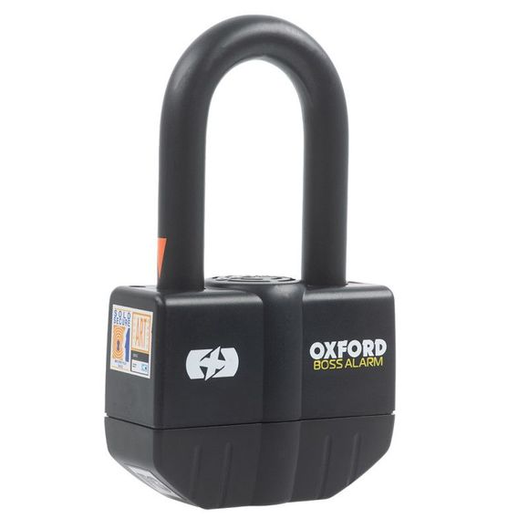 Oxford Anti-Theft Disc Lock LK484 Boss Alarm 16 mm Padlock (SRA) Universal - BlackRef: od0021 / lk484