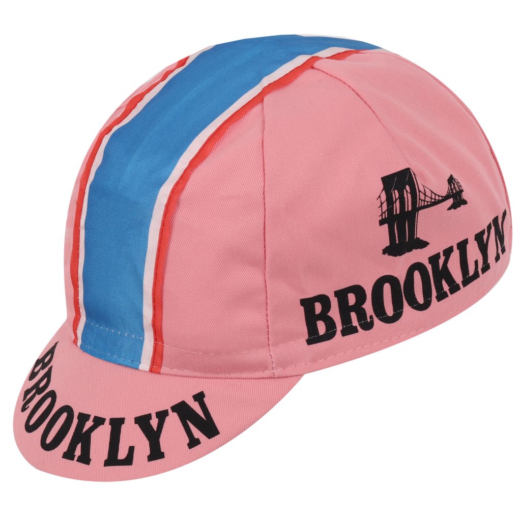 Apis Retro Style Pro Cycling Cap - BROOKLYN ROSA