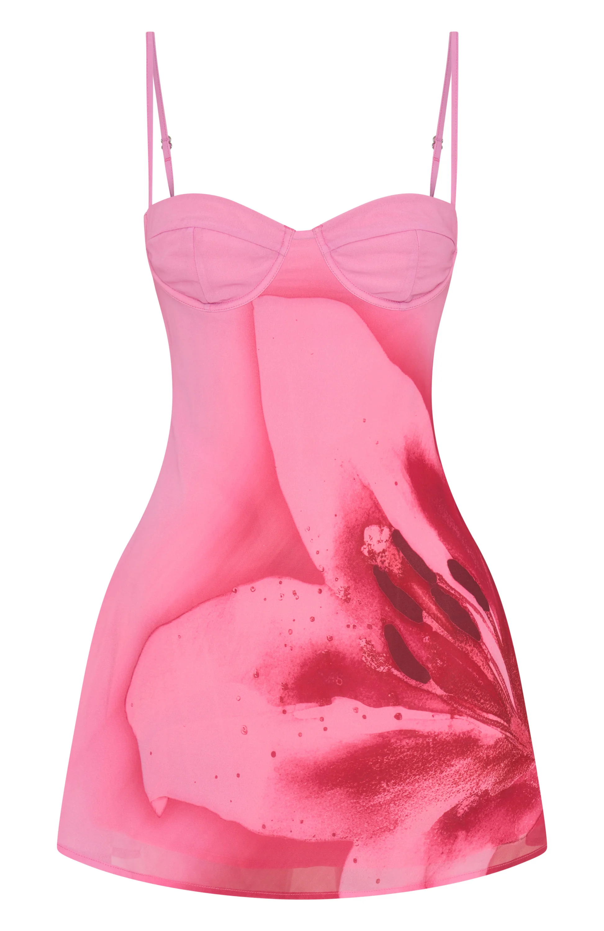 In The Back Of My Mind Mini Dress Blush Bloom