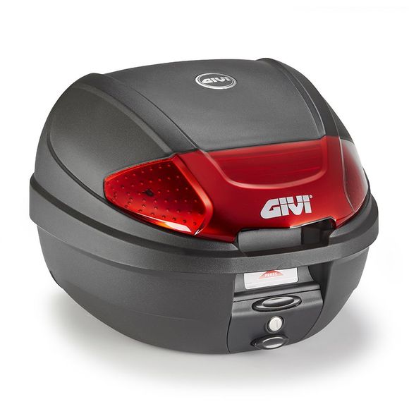 Givi MONOLOCK E300 N2B Universal Top Case - Black / RedRef: gi2375 / e300n2b