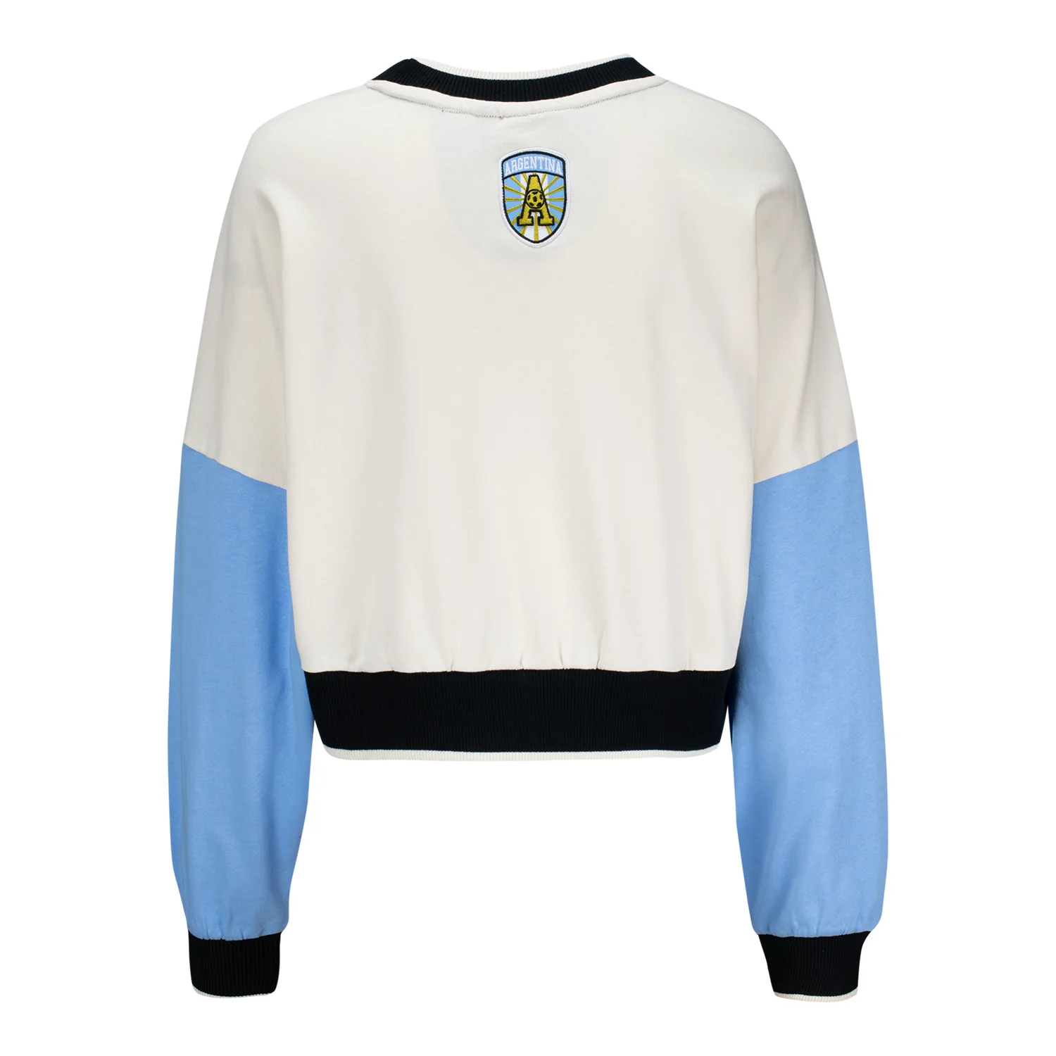 2026 Soccer Fan Collection Argentina Crop Sweatshirt - Women's