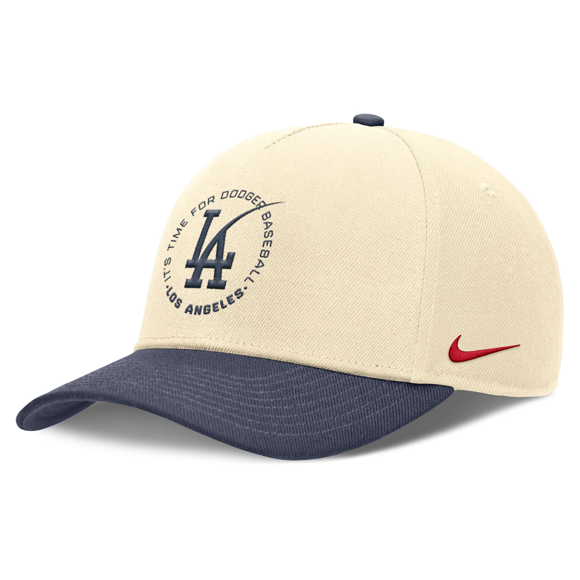 Los Angles Dodgers City Connect Rise Adjustable MLB Cap Creme
