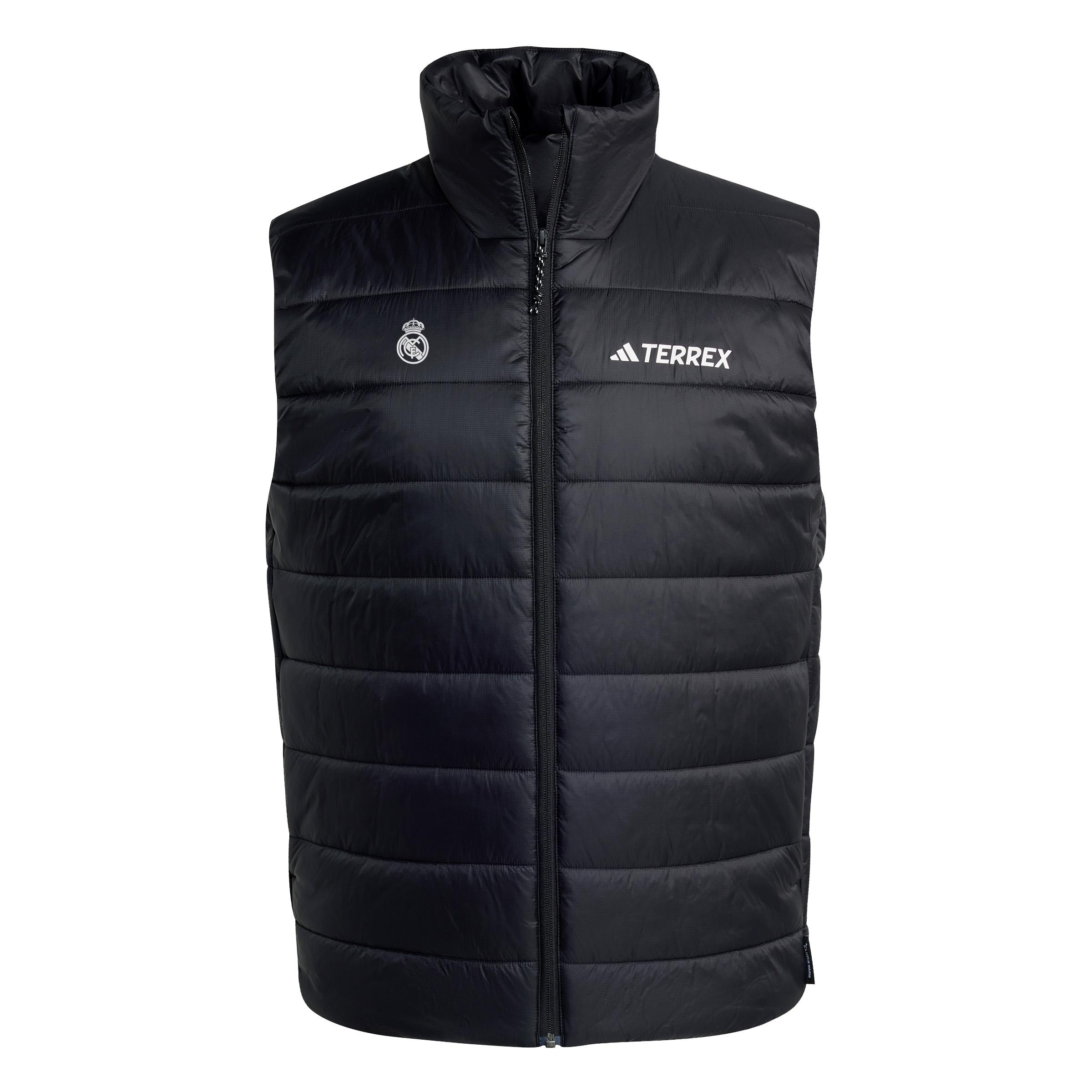 Mens adidas Terrex CLIMAWARM Rain Padded Vest Black