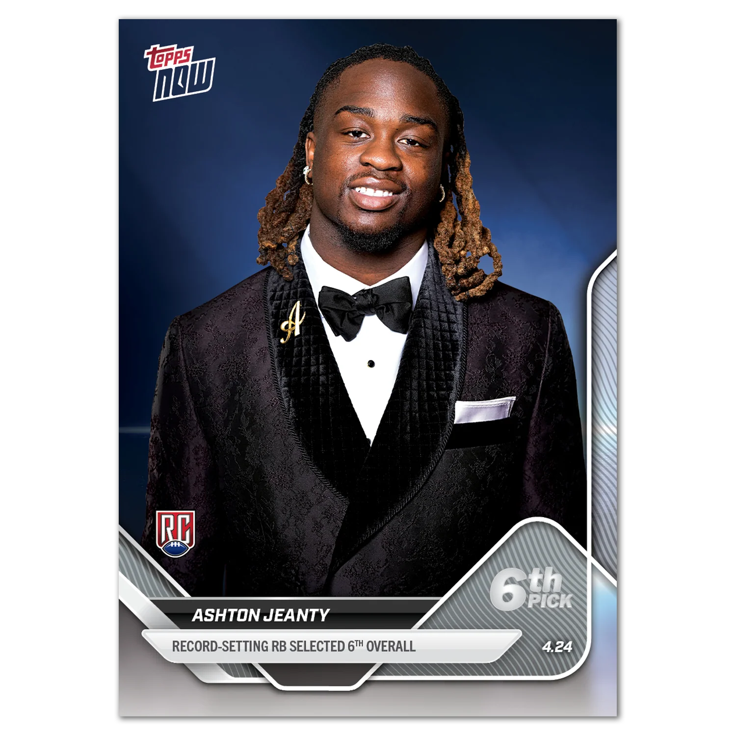 Ashton Jeanty - 2025 Topps NOW® Football - Card D-2 - LOOK FOR AUTOS