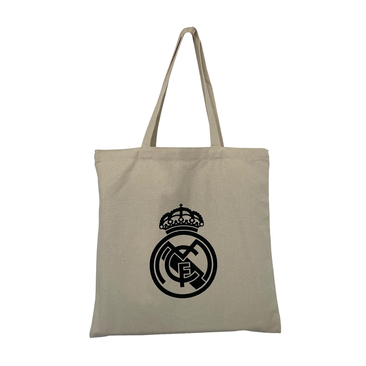Tote Bag Beige Real Madrid