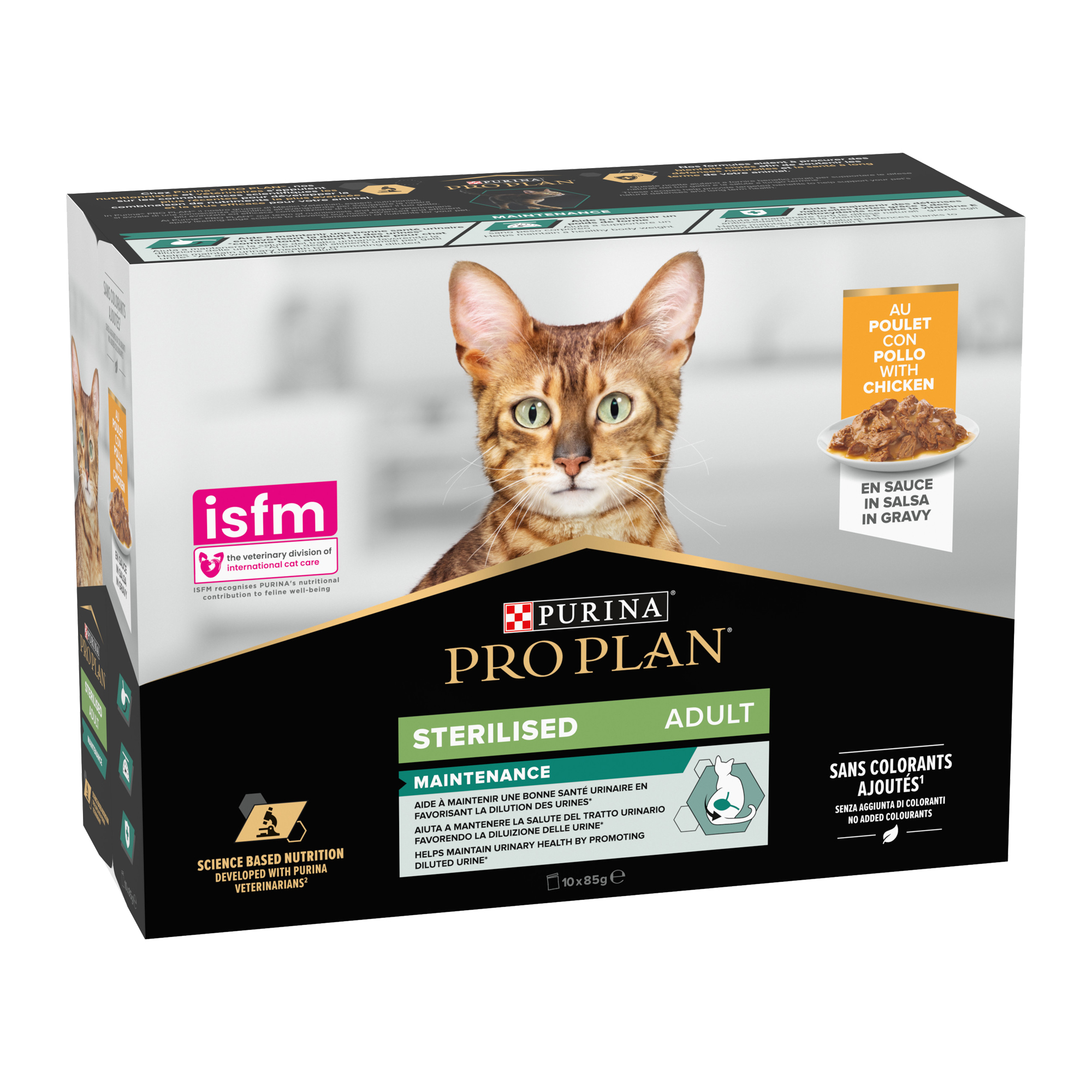 Purina Pro Plan Cat NutriSavour - Sterilised - 10 x 85 g