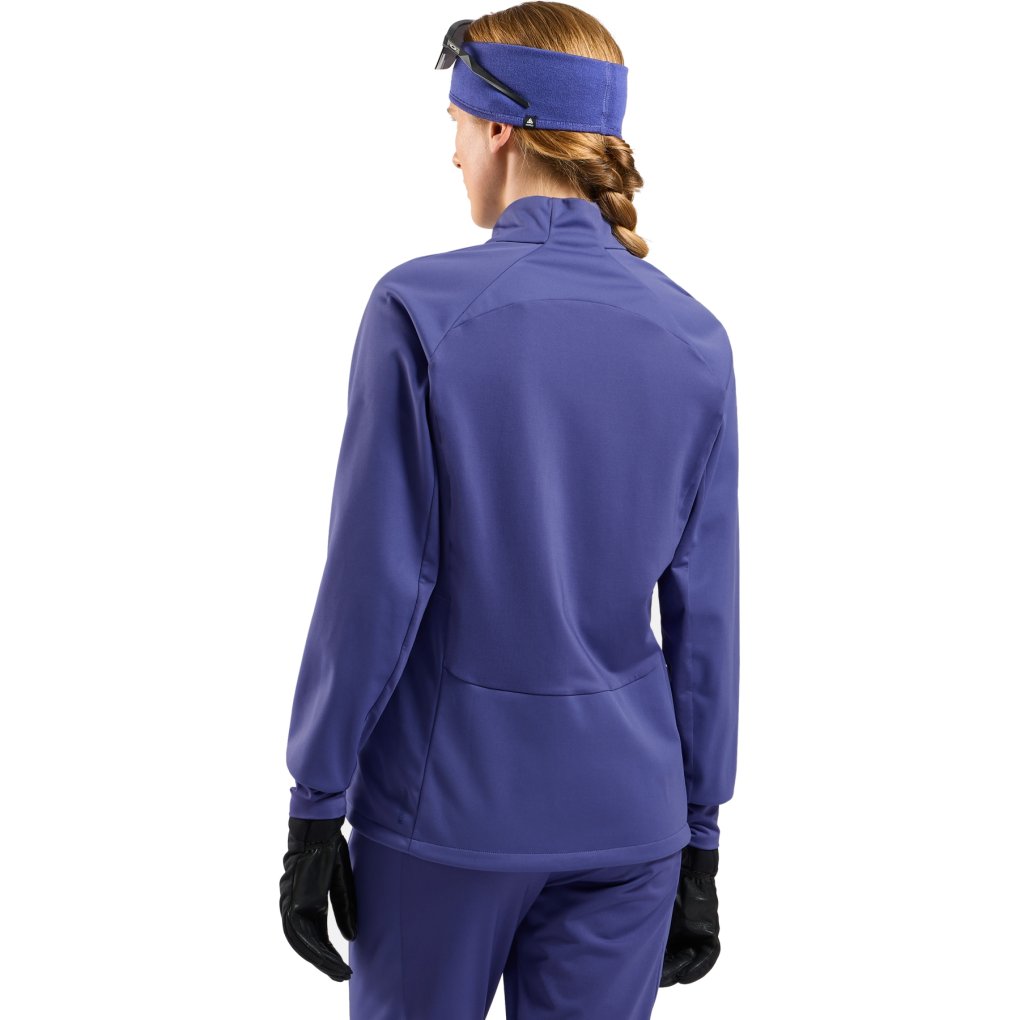 Odlo Essentials Warm Cross-Country Jacket Women - skipper blue