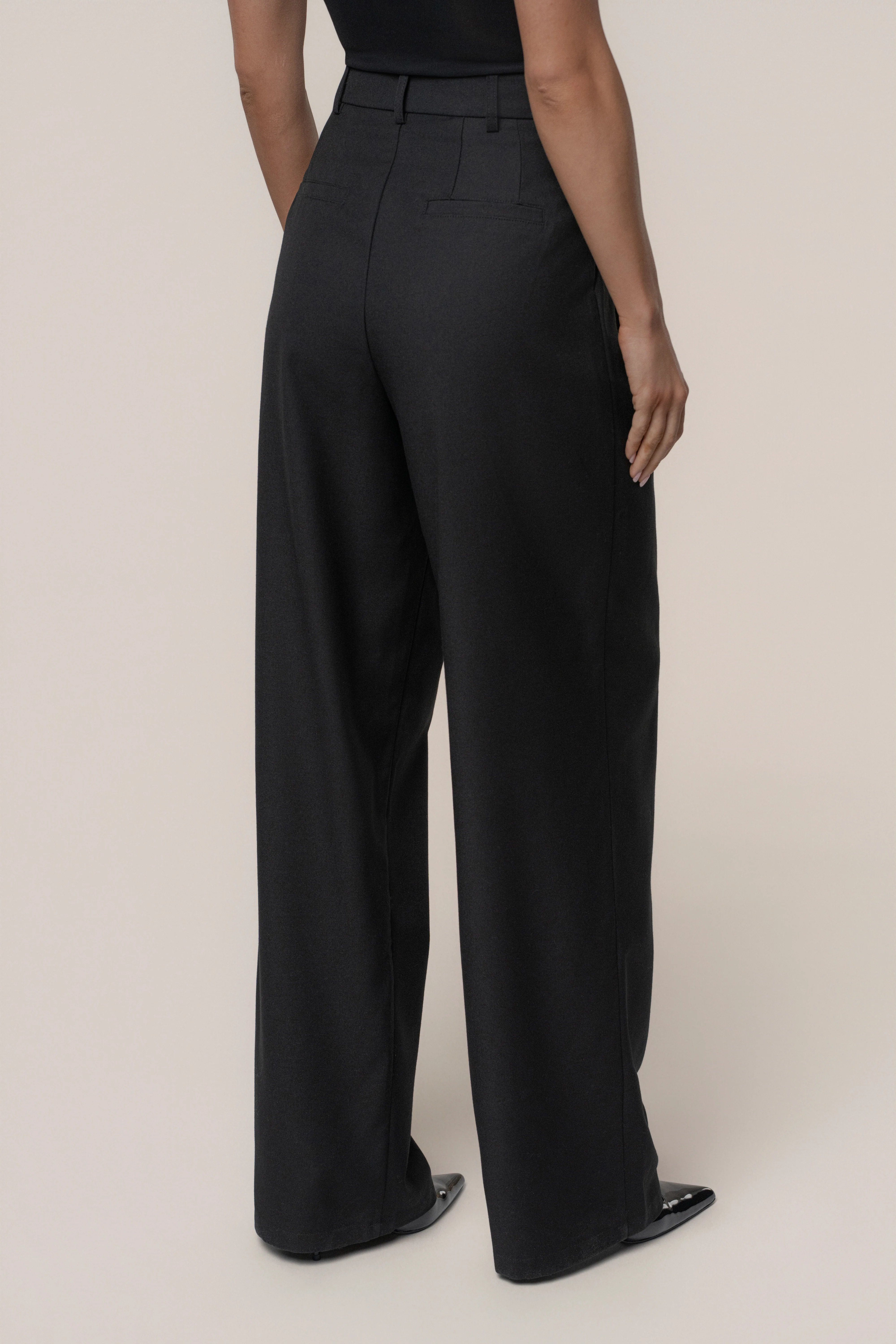Black Refined Moments Trouser