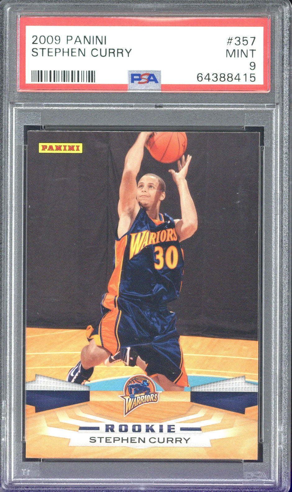 2009 Panini Stephen Curry RC #357 PSA 9