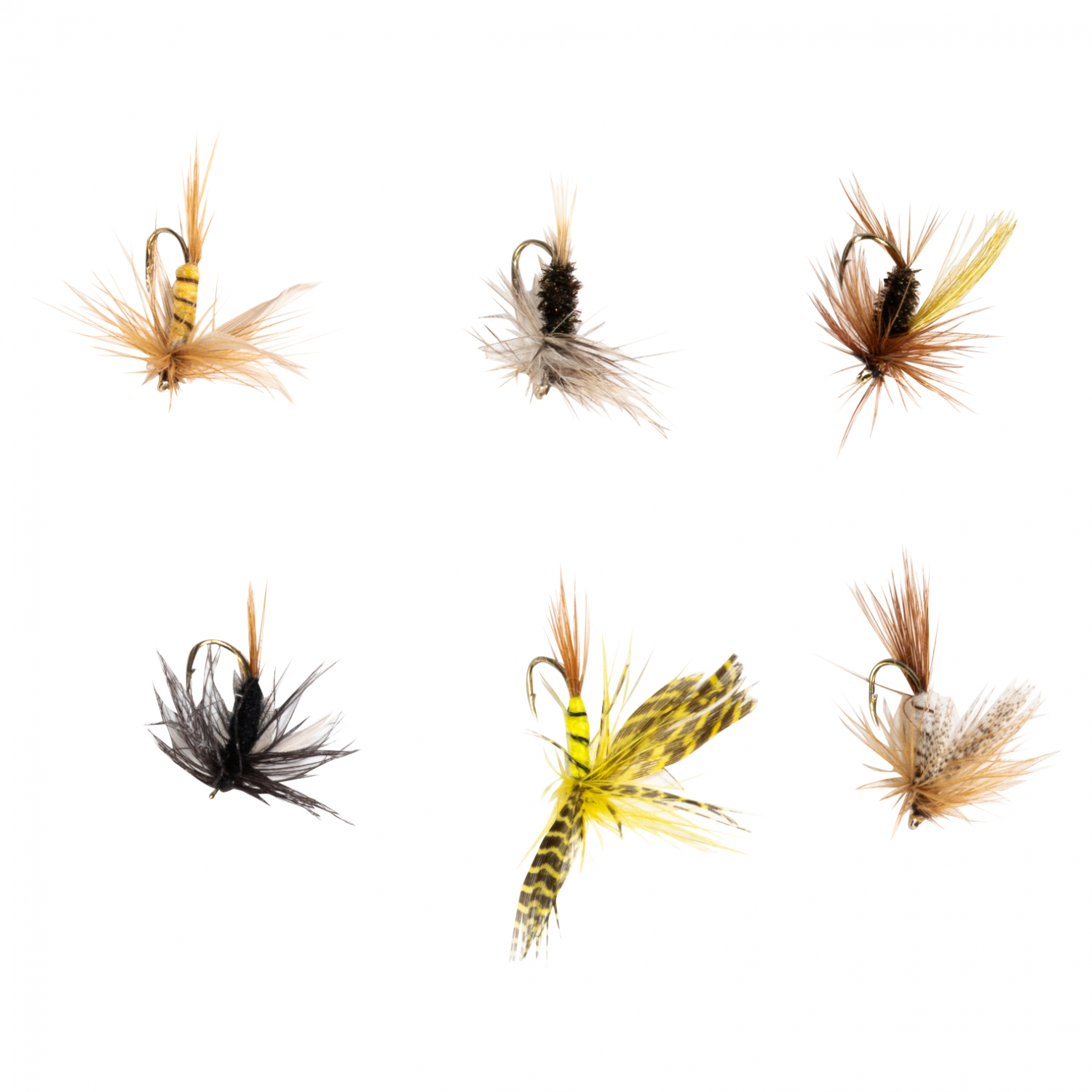 Perca Fly dry flies assortment