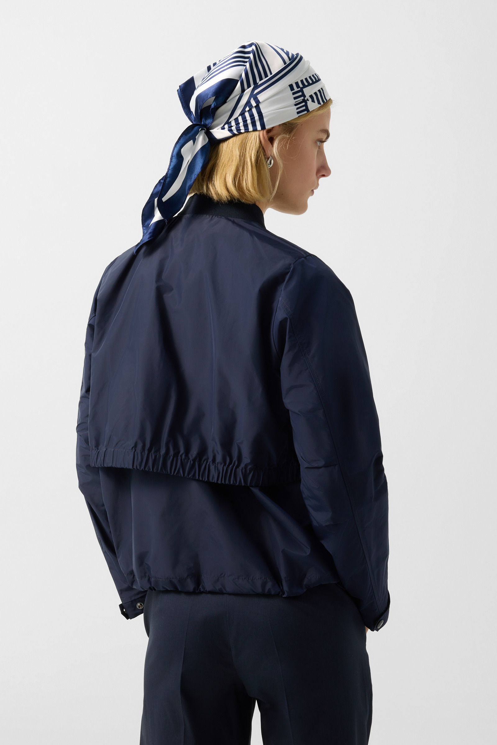 Zafina blouson in Navy blue