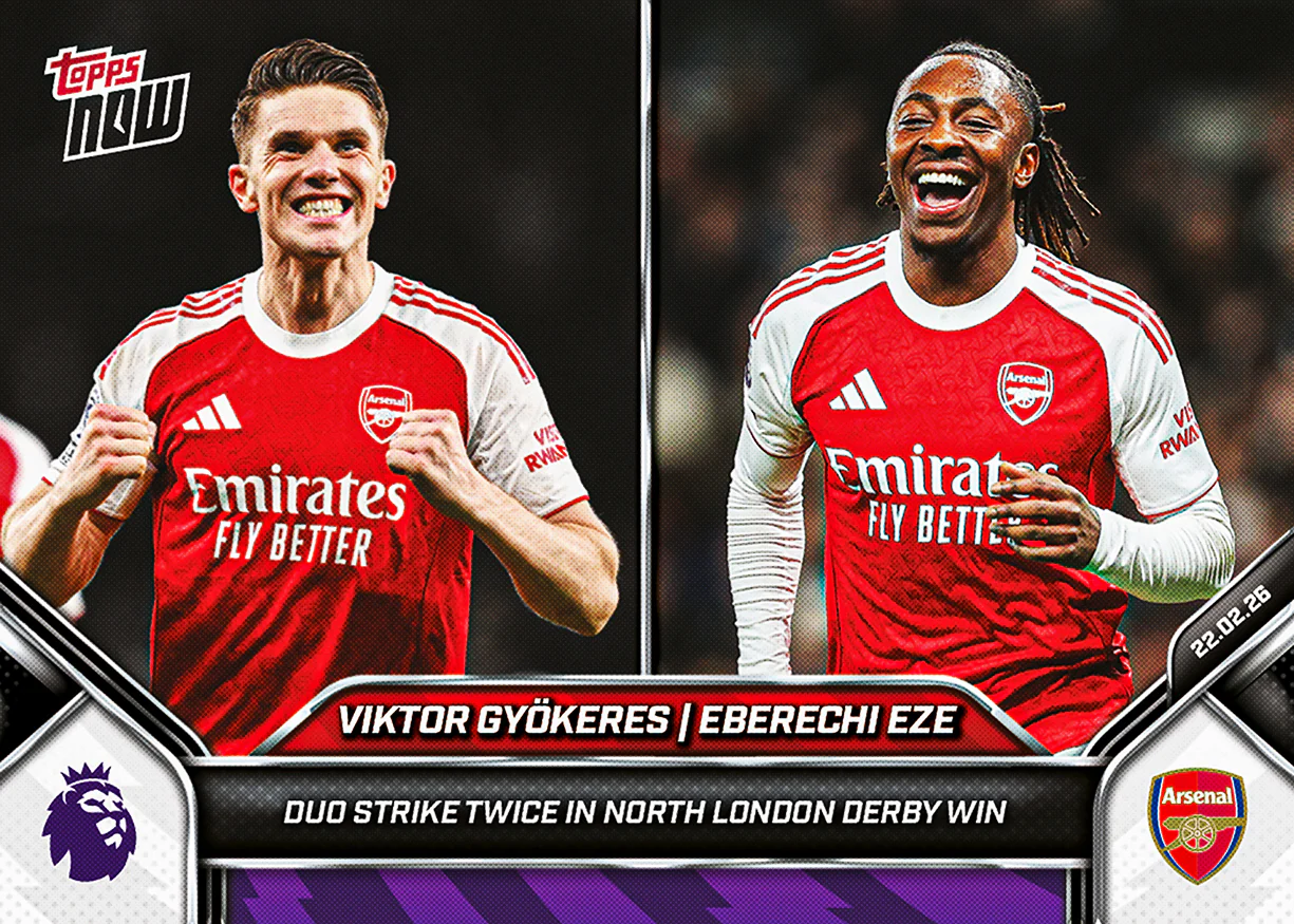 Eberechi Eze / Viktor Gyökeres - 2025-26 Premier League Topps NOW® - Card 144