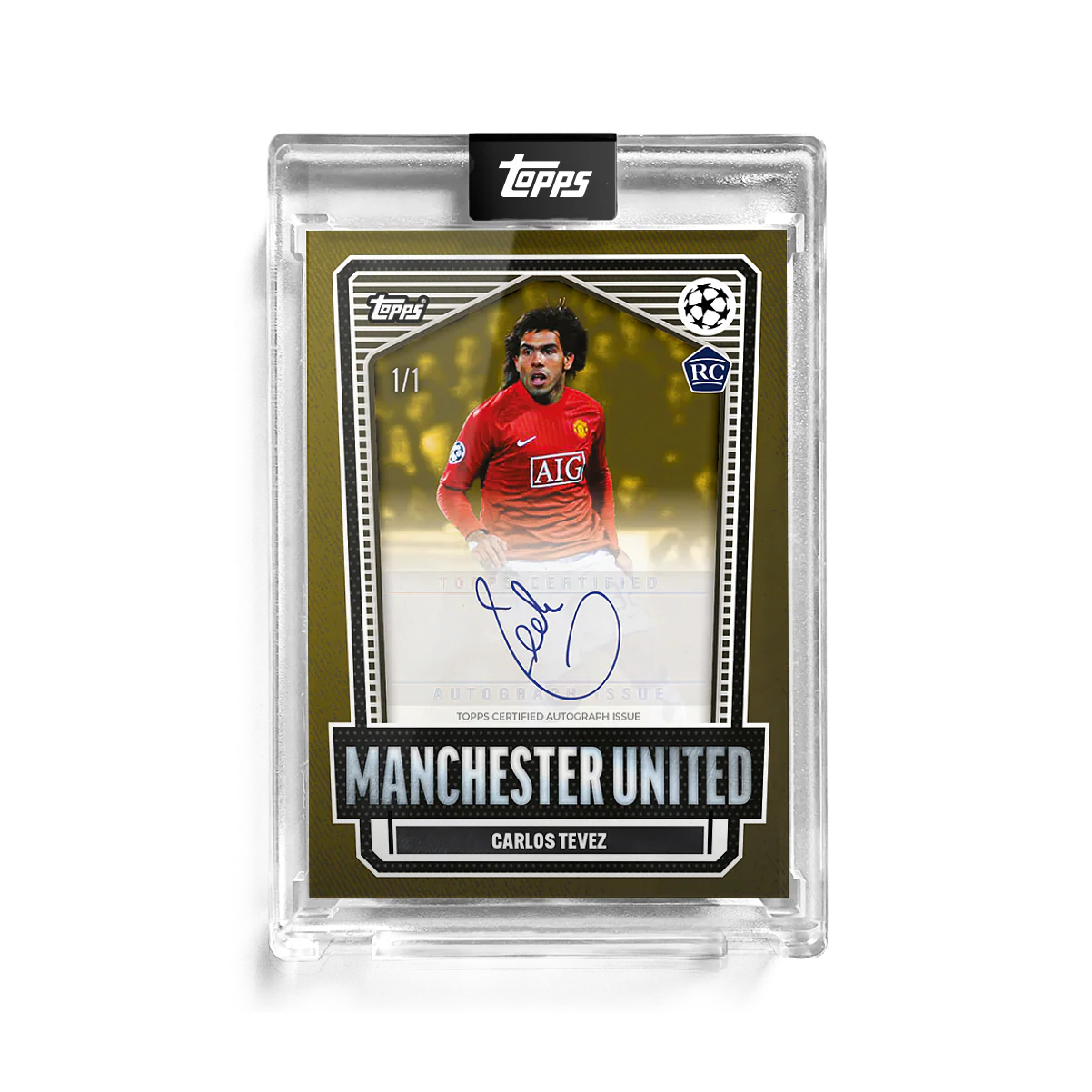 Carlos Tevez - Lost Rookies - Autograph - 1 of 1