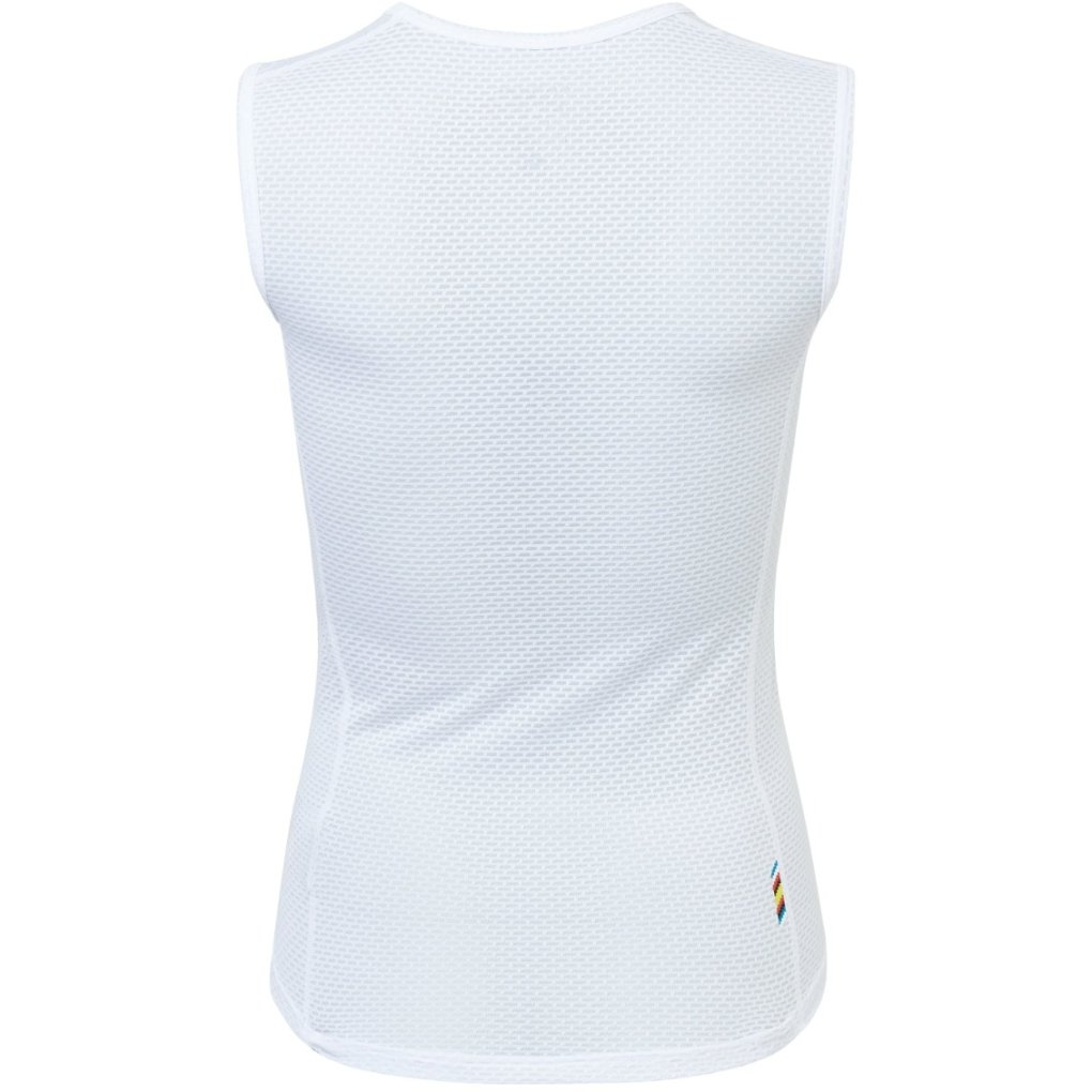 VOID Cycling Mesh Sleeveless Base Layer Unisex - White