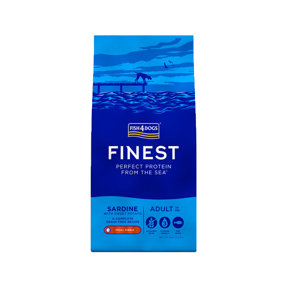 Fish4Dogs Finest Adult Complete - Sardine Large Kibble - 1,5 kg