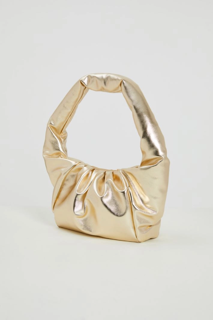 Padded shoulder bag - GOLD