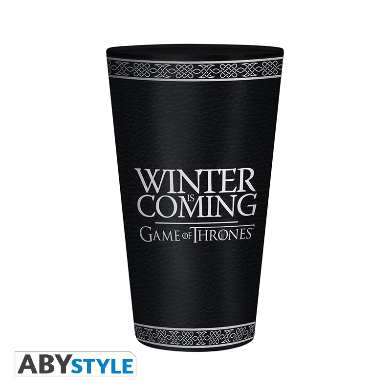 GAME OF THRONES Large Glass Premium Stark