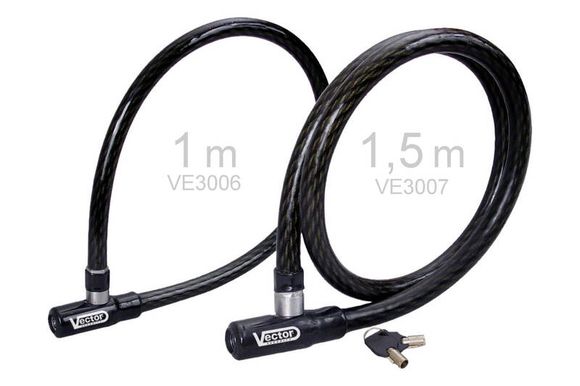 Vector Vector Max Lock cable padlock - Ø20mm / 1.0m universalRef: Vec00020A / 1067318