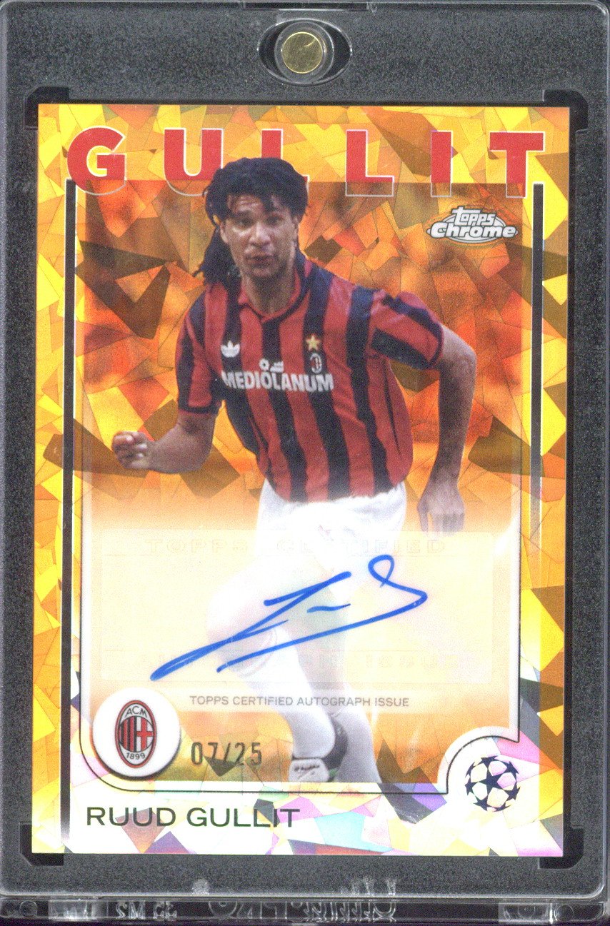 2024-25 Topps UCC Sapphire Ruud Gullit Autograph /25 #CA-GU