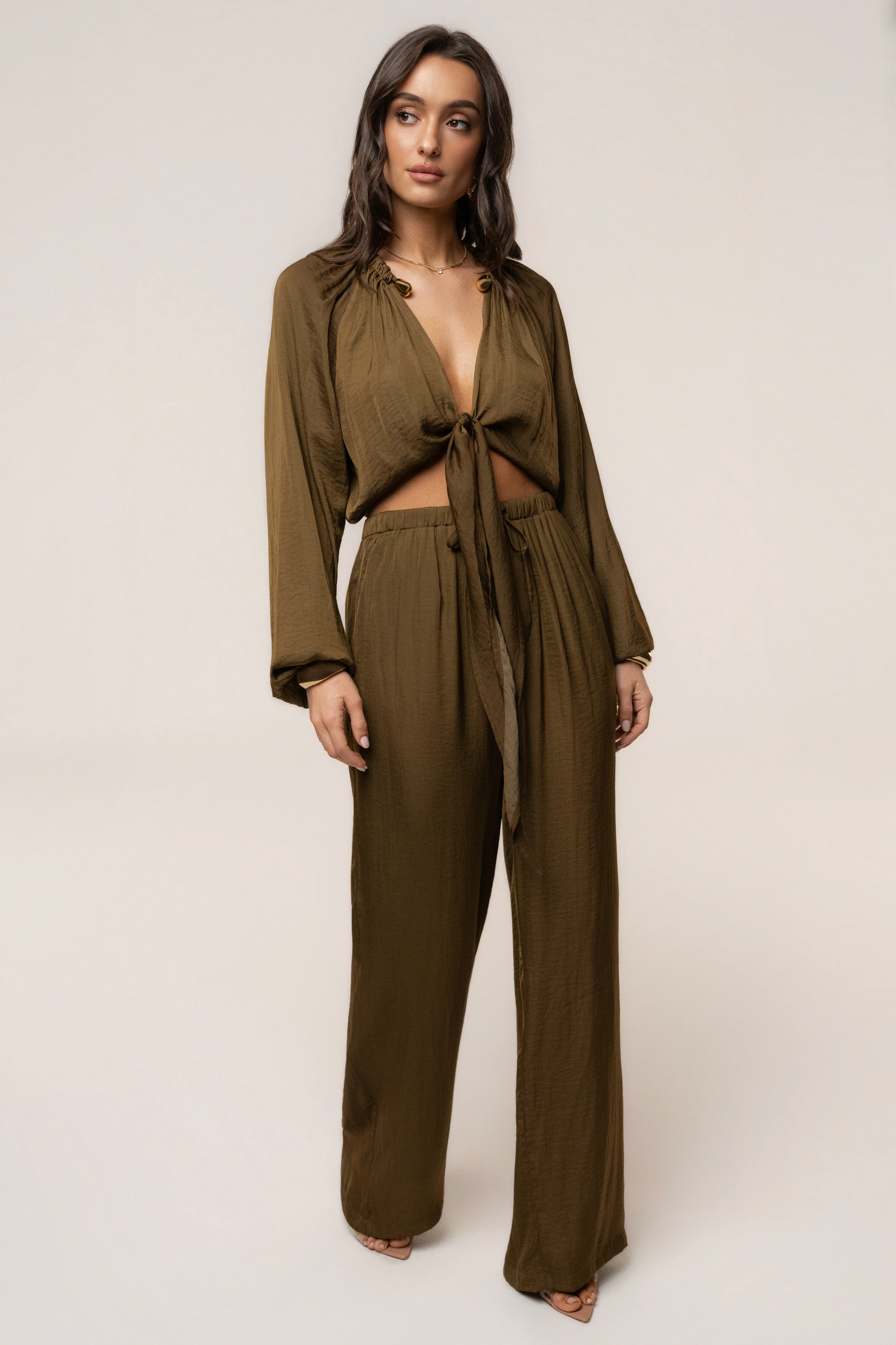 Olive Seaside Glow Top