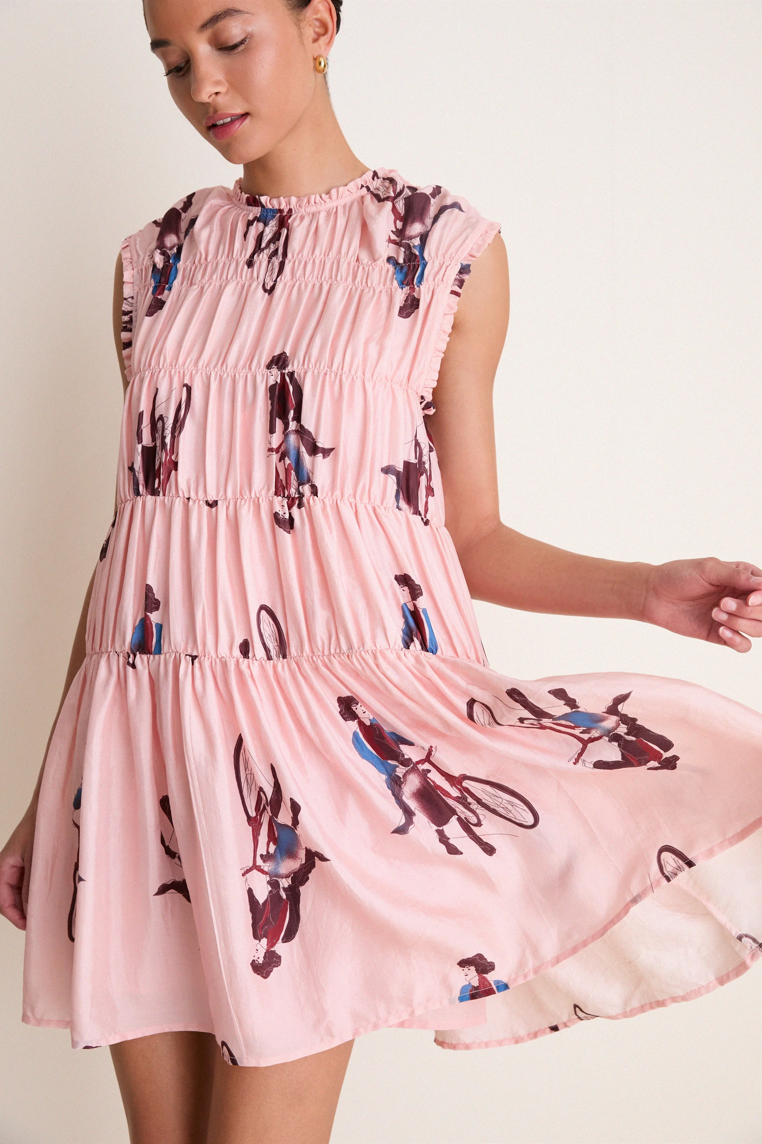 Light Pink Jule Parisian Pedal Dress