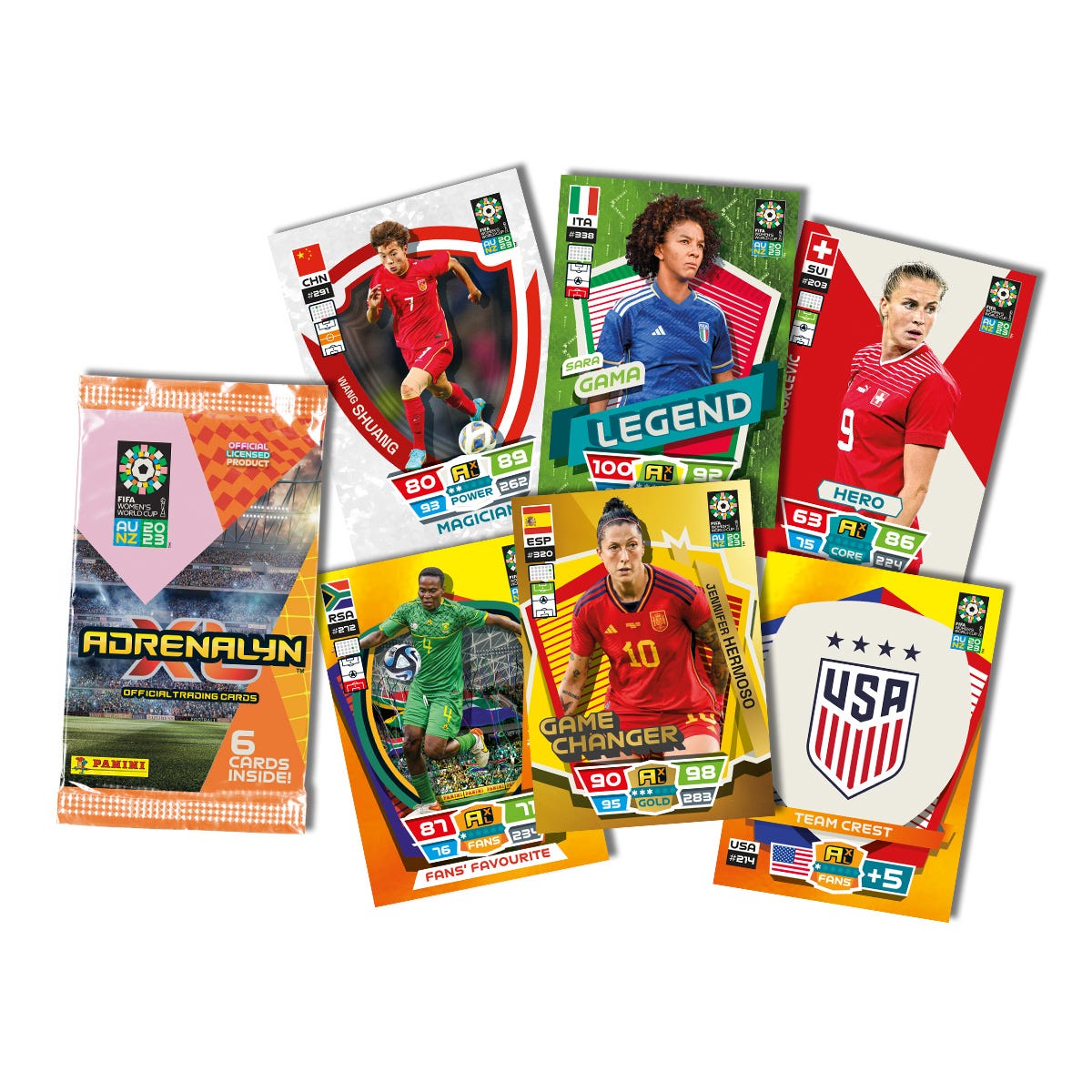FIFA WOMEN'S WORLD CUP 2023™ Adrenalyn XL™ Box of 24 packets - Panini