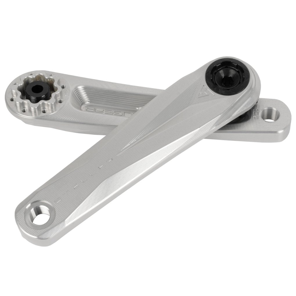 Alugear STELLAR AL Crank Arm Set - MTB | DUB | Direct Mount (SRAM 8-Bolt) - silver