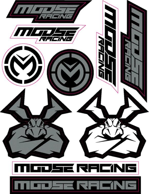 Moose Racing Sticker Sheet Universal StickerRef: ME06188A / 43202205