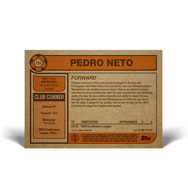 UCC Living Set Card 722 - Pedro Neto