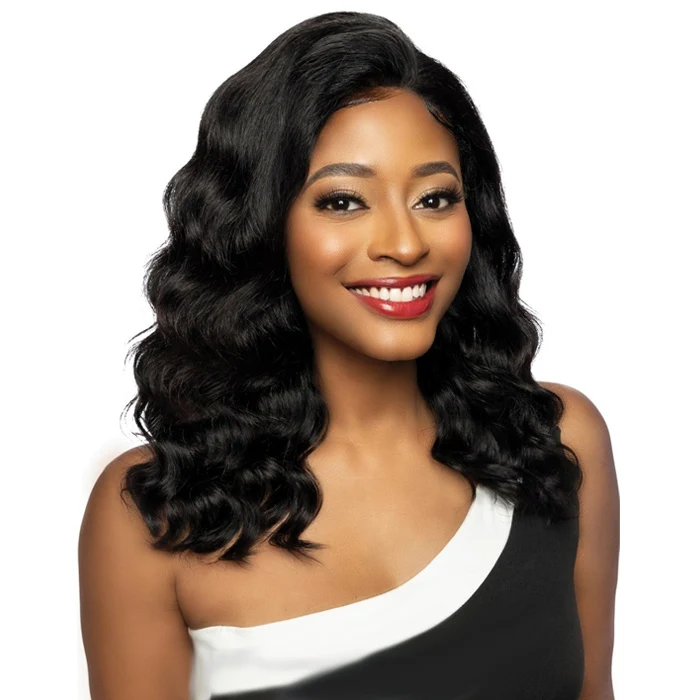 Mane Concept Trill 11A Unprocessed 100% Brazilian Virgin Remy Hair HD 13x4 Lace Front Wig - TRE2104 DEEP BODY 18