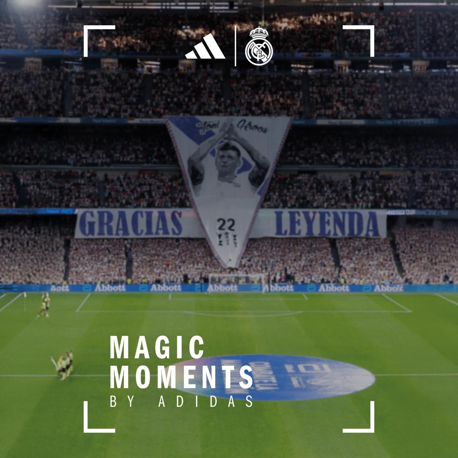 Mens T-Shirt Kroos adidas Magic Moments Black