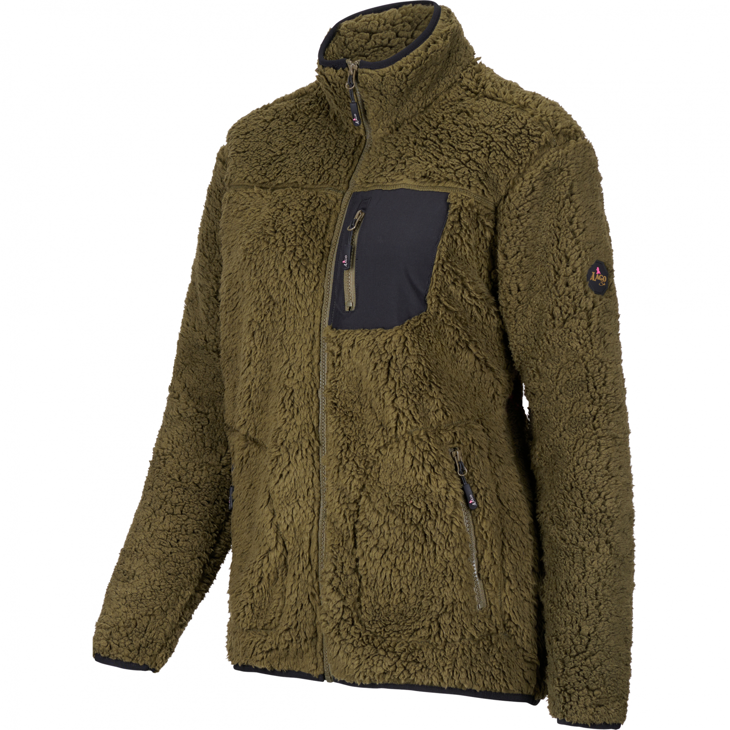 Fibre Fur Jacket Alva Women (Olive\/Black)
