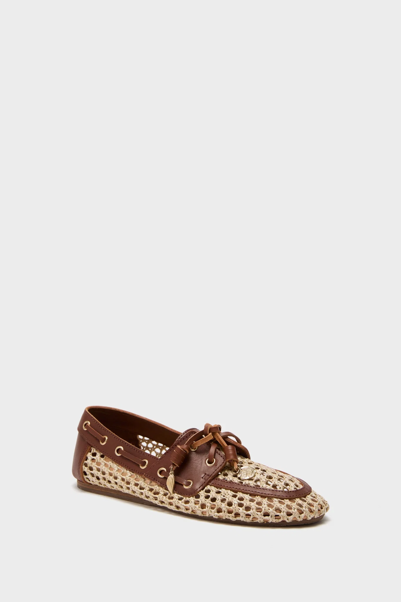 Natural Raffia Pliaria Boat Shoes