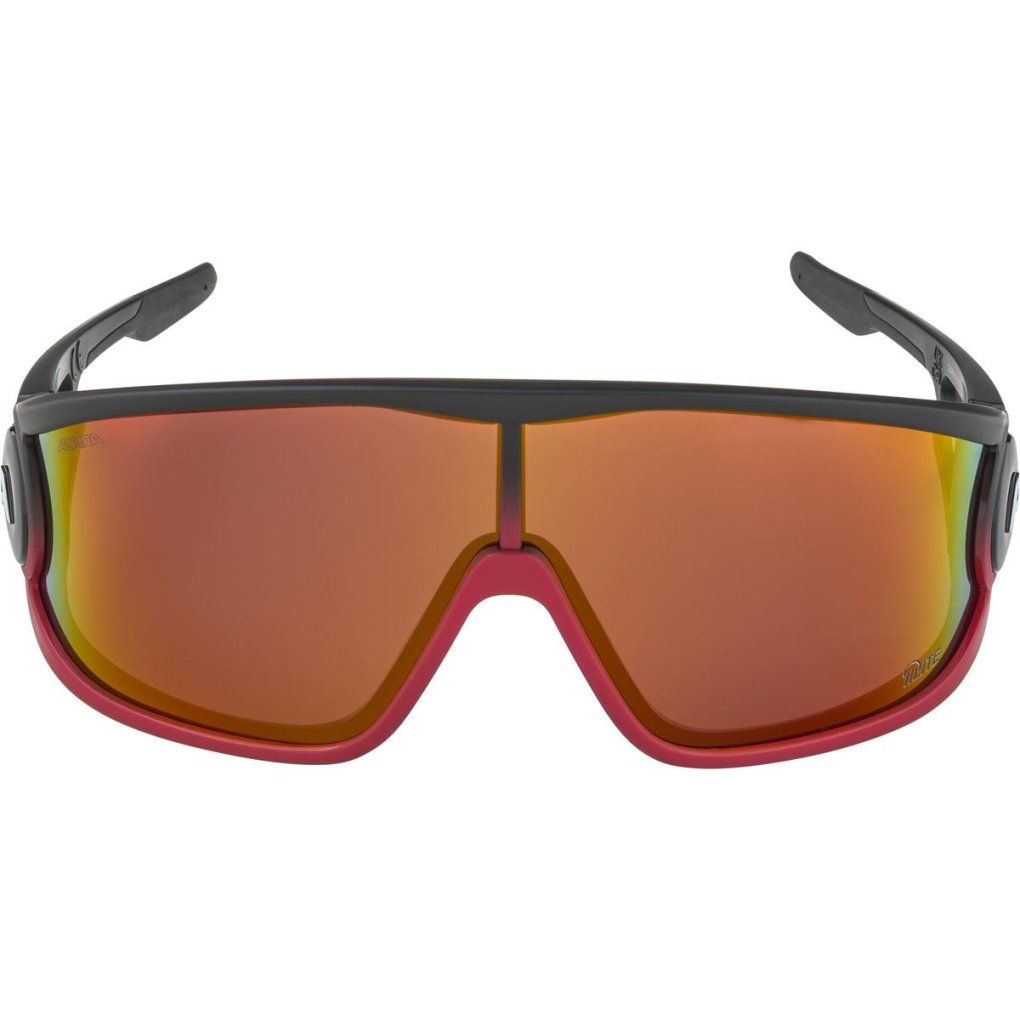 Alpina Legend Q-LITE Glasses - black red white/mirror red