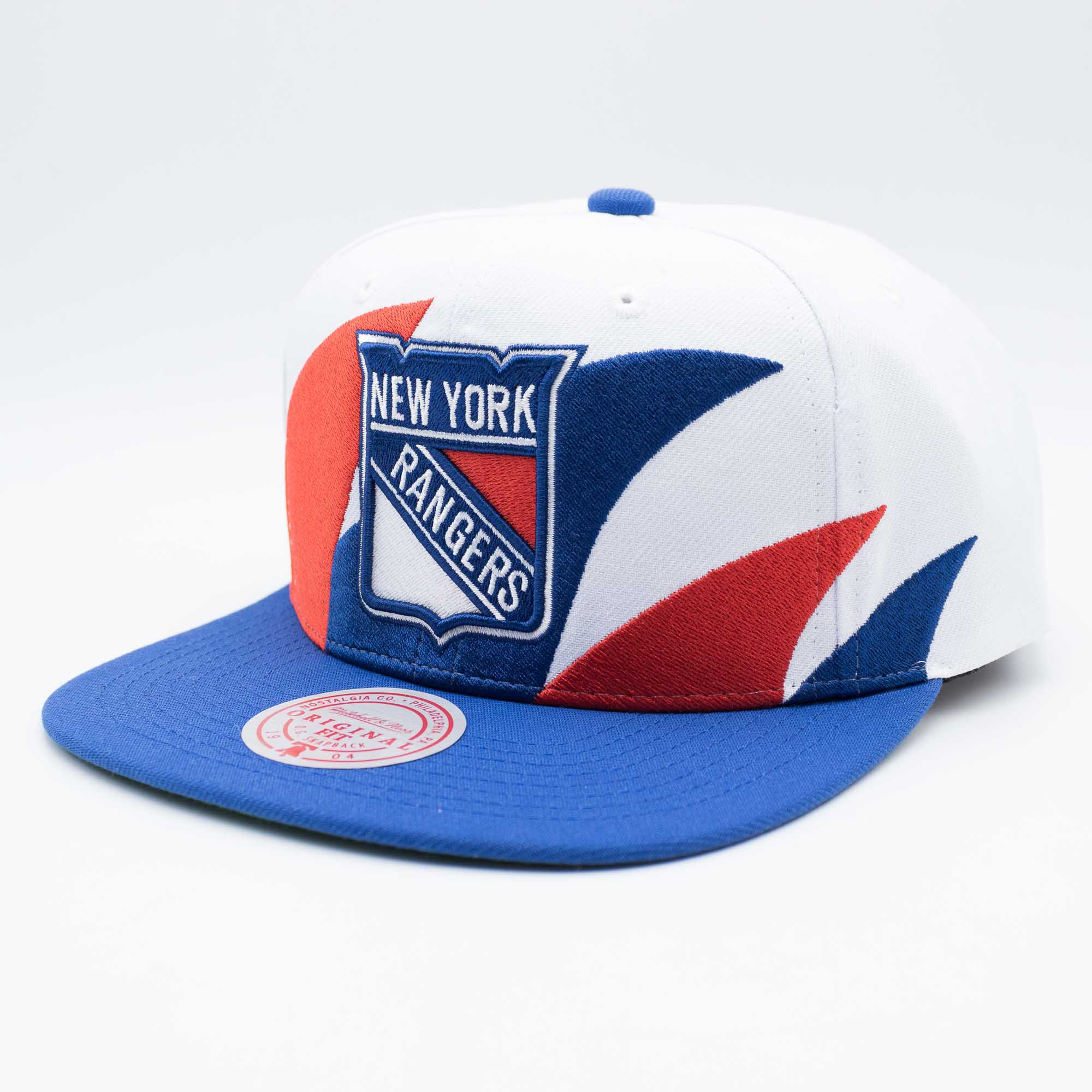 New York Rangers Sharktooth 2-Tone Mitchell & Ness Snapback NHL Cap