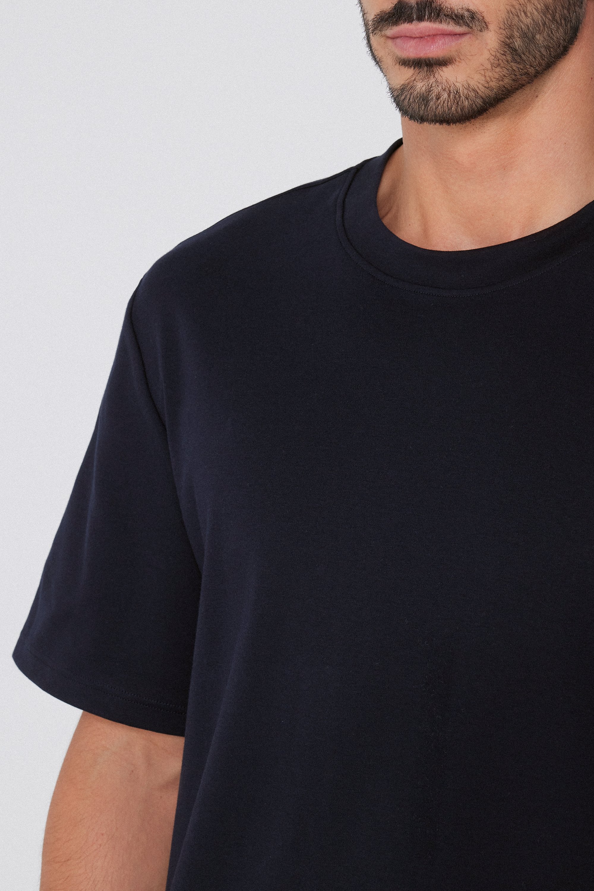 100% Heavy Cotton Round Neck T-Shirt