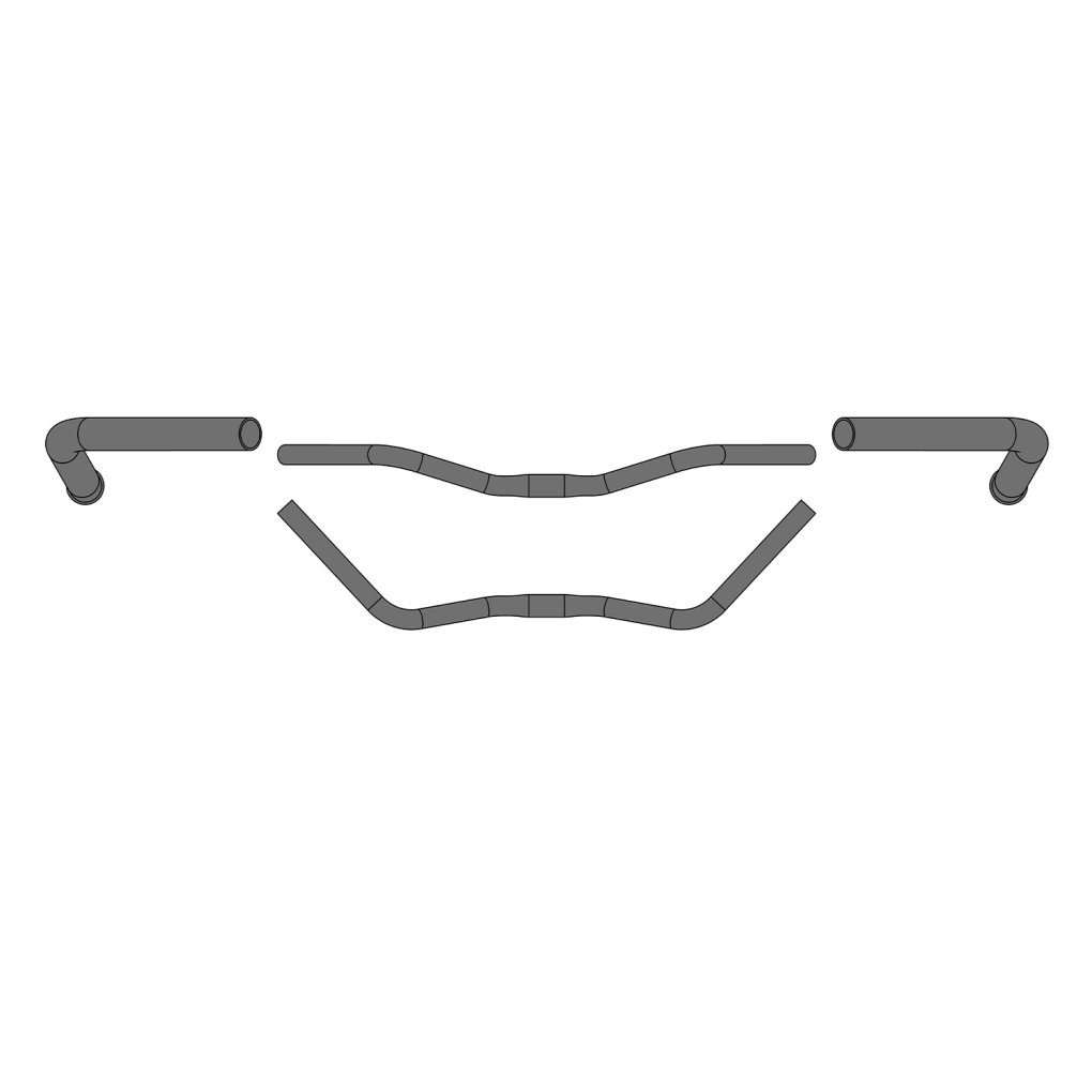 Ergotec Trekking Handlebar - 25.4mm | 590mm