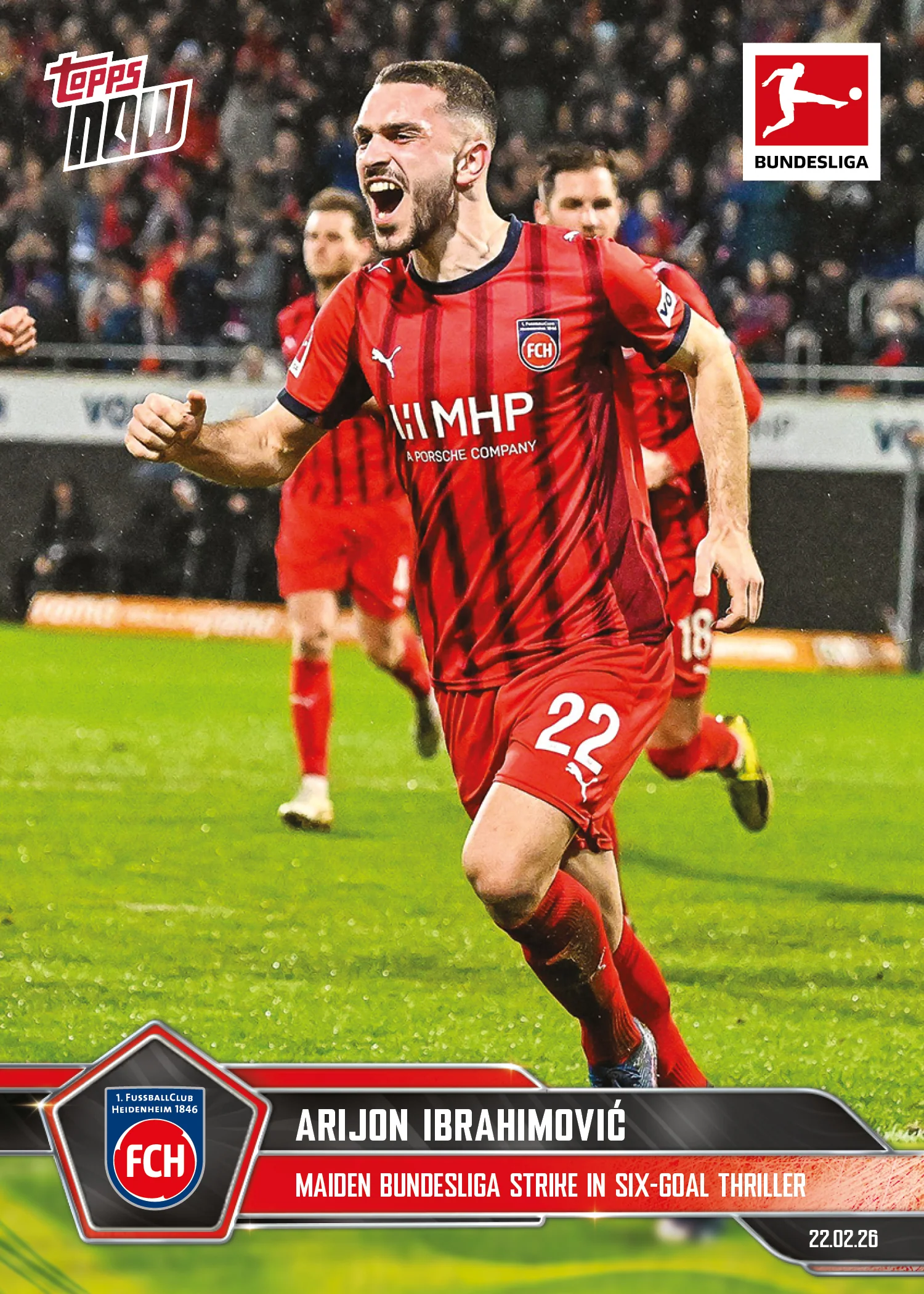 Arijon Ibrahimović- 2025-26 Bundesliga Topps NOW® - Card 132