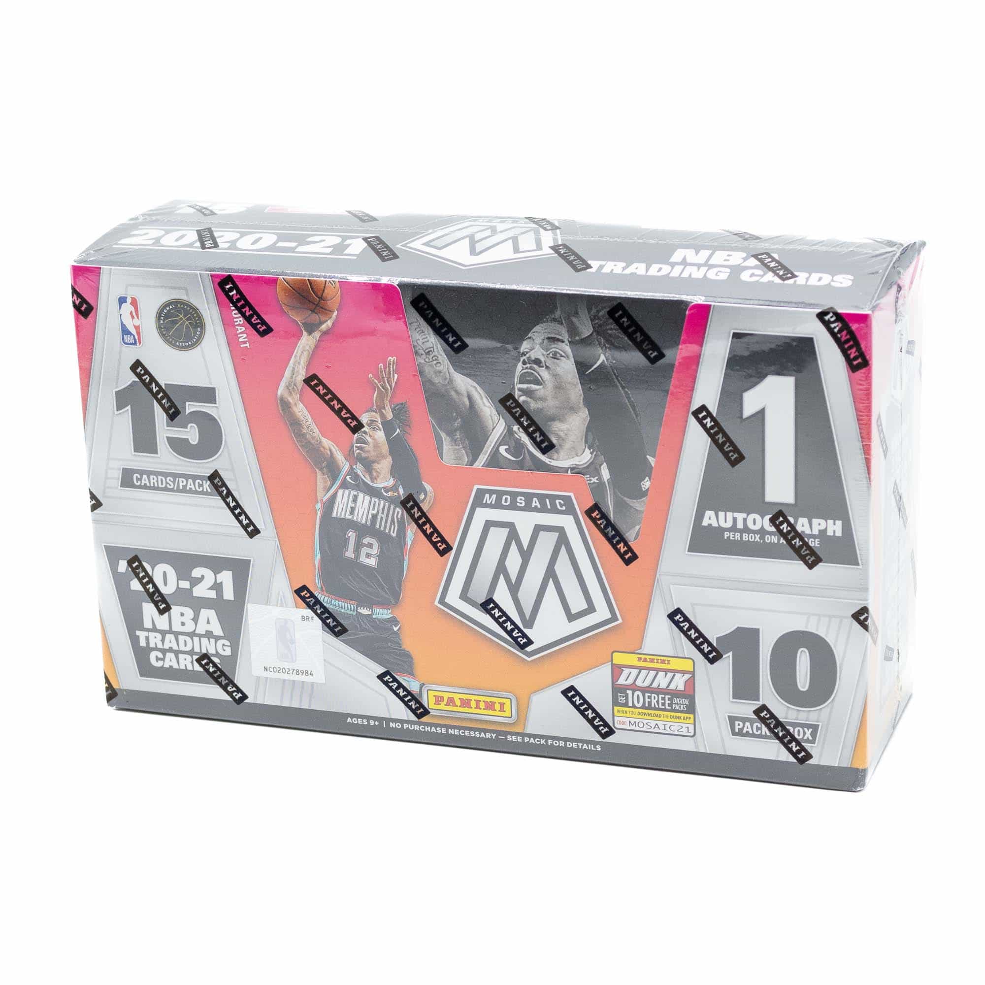 2020/21 Panini Mosaic Basketball Hobby Box NBA