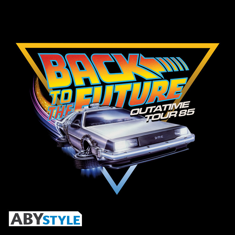 BACK TO THE FUTURE Unisex black Tshirt OUTATIME