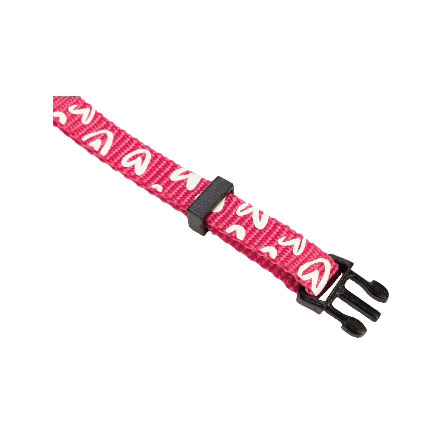 Beeztees Nylon Cat Collar Heart  20-30 x 1 cm - Pink