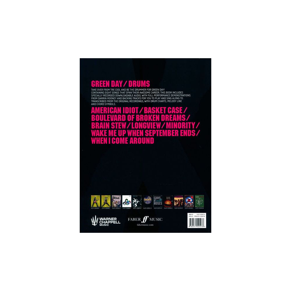 Faber Music Green Day Drums Play