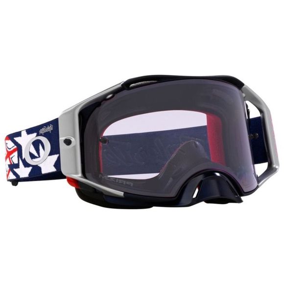 Oakley AIRBRAKE MX TLD RED WHITE BLUE WINGS 2024 cross mask - White / BlackRef: OK1715 / 8009070001