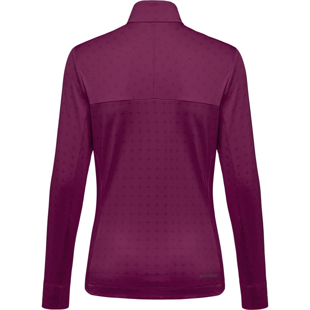 GOREWEAR Everyday Thermo 1/4-Zip Long Sleeve Shirt Women - process purple BQ00