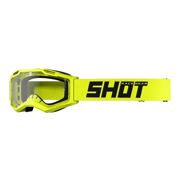 Shot ASSAULT 2.0 cross mask - SOLID NEON YELLOW GLOSSY 2023 - YellowRef: so2292 / a09-29b1-c08
