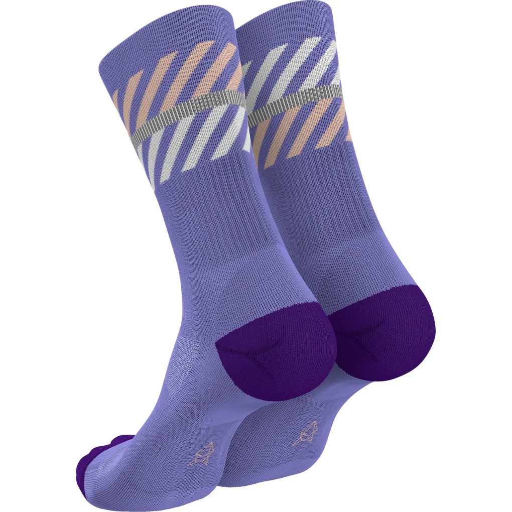 INCYLENCE Merino Light Lanes Socks - Purple Light Pink