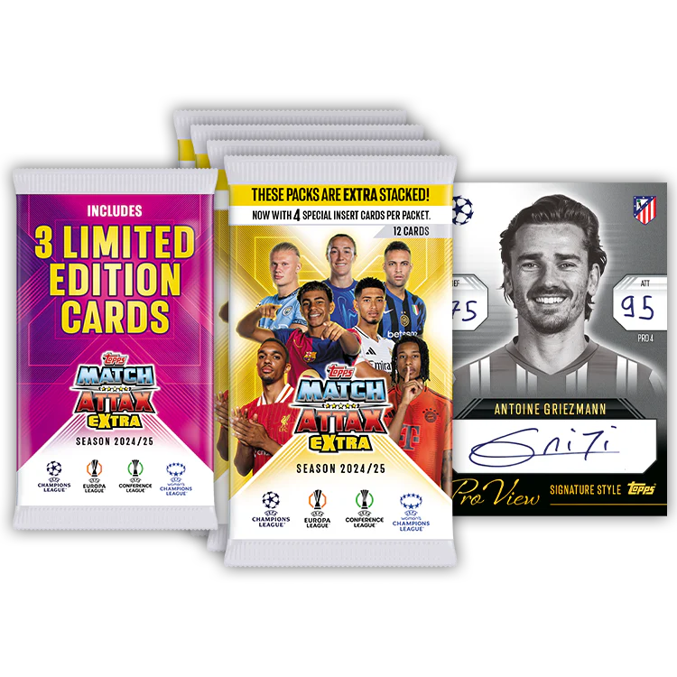 Match Attax Extra 2025 - Eco Mega Multipack (Reduced Packaging Version)