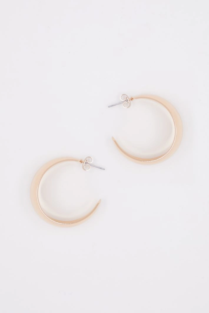 Semi-circle earrings - GOLD