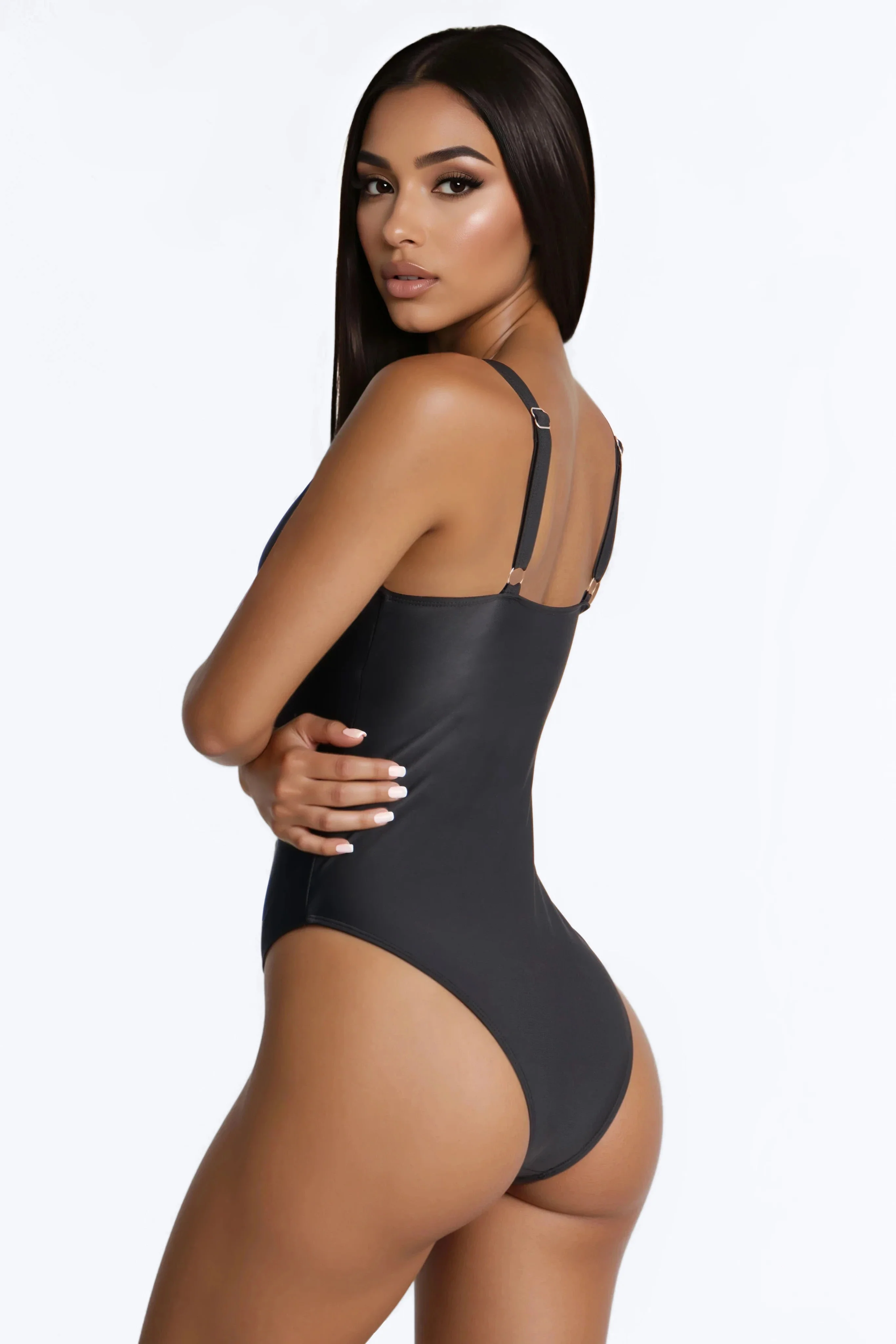 All Part Of The Plan 1 Piece Swimsuit - Black